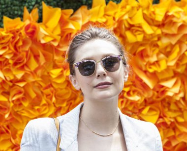 Elizabeth Olsen at arrivals for The 9th Annual Veuve Clicquot Polo Classic, Liberty State Park, Jersey City, NJ June 4, 2016. Photo By: Lev Radin/Everett Collection
