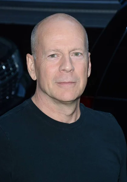 Bruce Willis Out Celebrity Candids Good Morning America Gma Tue — Stock Photo, Image