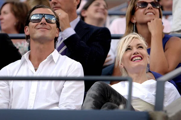 Gavin Rossdale Gwen Stefani Närvaro För Final Matchen 2009 Open — Stockfoto