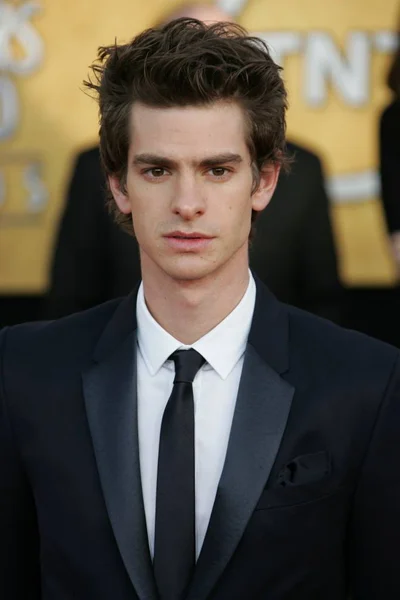 Andrew Garfield Las Llegadas Para 17º Annual Screen Actors Guild — Foto de Stock