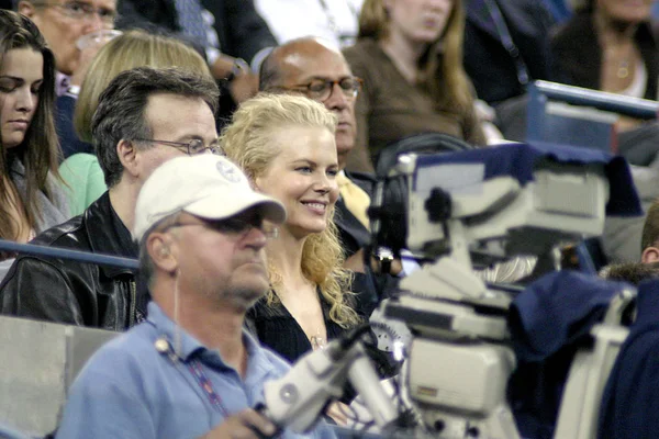 Nicole Kidman Wewnątrz Open Tenis Tournament Arthur Ashe Stadium Flushing — Zdjęcie stockowe