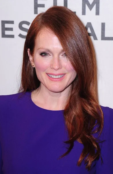 Julianne Moore Las Llegadas Para Inglish Teacher Estreno Tribeca Film — Foto de Stock