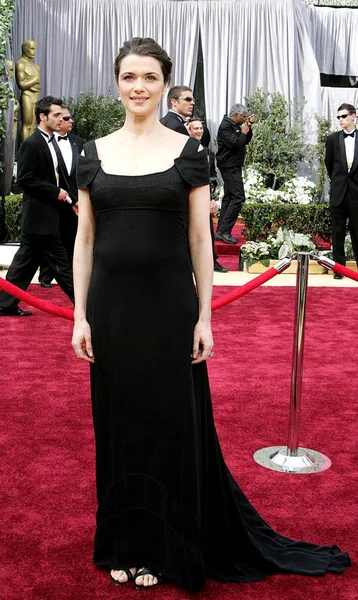 Rachel Weiszová Oblečené Narcisské Oblékání Choplarské Šperky Při Příjezdu Oscary — Stock fotografie