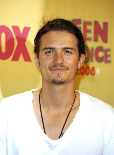 Orlando Bloom Dans Salle Presse Pour Teen Choice Awards 2006 — Photo