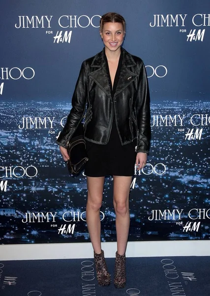 Whitney Port Arrivals Jimmy Choo Shoe Collection Launch Party Private — стокове фото
