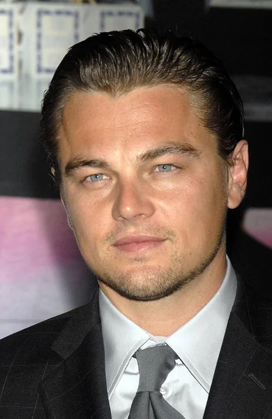 Leonardo Dicaprio Vid Ankomst Till New York Film Kritiker Circle — Stockfoto