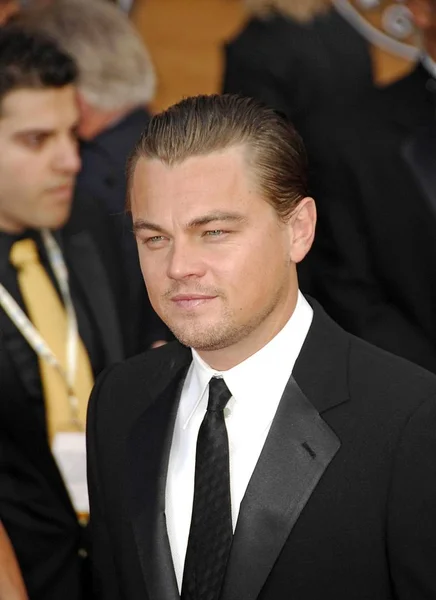 Leonardo Dicaprio Arrivals 13Th Annual Screen Actors Guild Sag Awards — Stok Foto