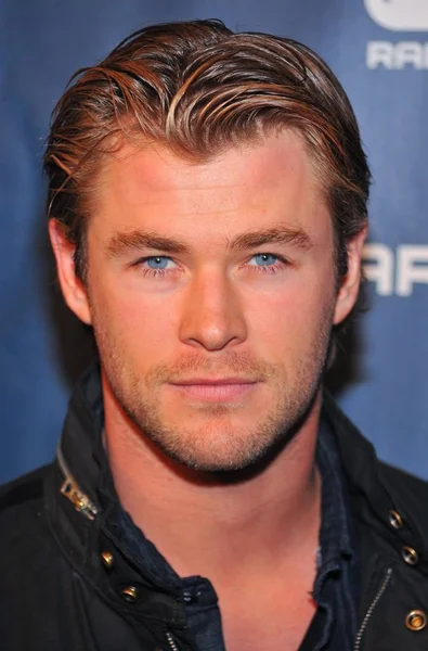 Chris Hemsworth Attendance Star Raw Fall Winter 2011 Collection Fashion — Stock Photo, Image