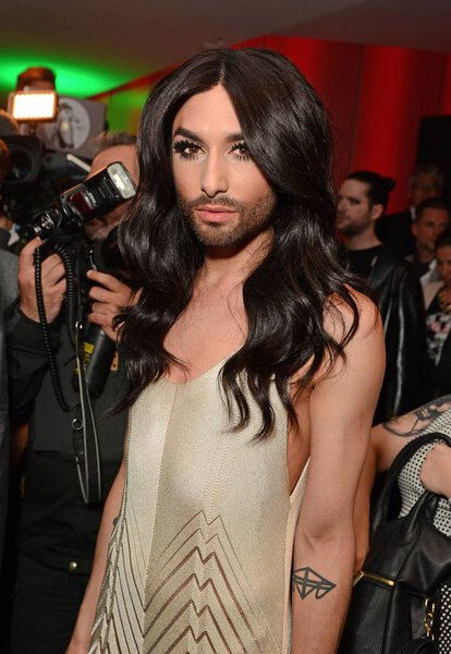 Conchita Wurst in attendance for Life Ball 2015 Celebrity Candids - FRI, Le Meridien Vienna, Vienna, -- May 15, 2015. Photo By: Derek Storm/Everett Collection