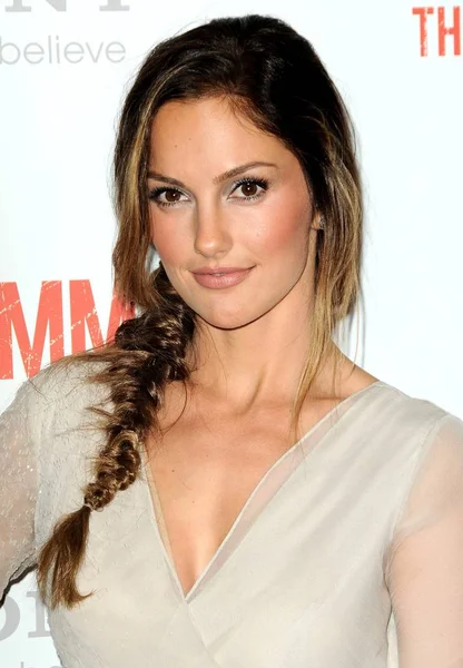 Minka Kelly Vid Ankomst Till Roommate Los Angeles Special Screening — Stockfoto