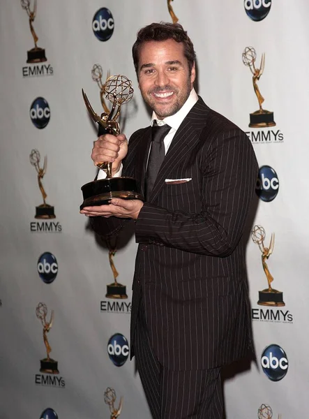 Jeremy Piven Sali Prasowej Roczny Primetime Emmy Awards Prasa Room — Zdjęcie stockowe