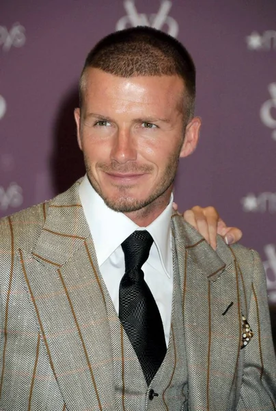 David Beckham Negozio Exclusive Launch Beckham Signature Fragrance Macy Herald — Foto Stock