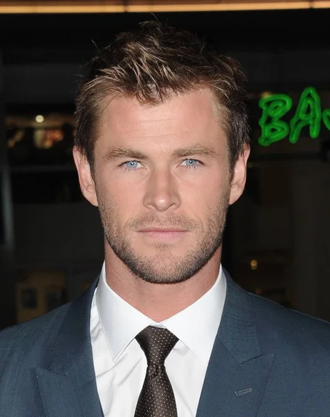 Chris Hemsworth Arrivals Blackhat Premiere Tcl Chinese Theatres Formerly Grauman — Stock Photo, Image