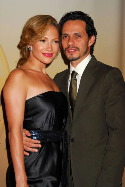 Jennifer Lopez Marc Anthony Las Llegadas Women Film 2006 Crystal — Foto de Stock