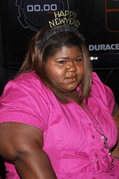 Gabourey Sidibe at a public appearance for Gabourey Sidibe Pedals to Power the 2010 New Year''s Eve Lights, Duracell Smart Power Lab in Times Square, New York, NY December 30, 2009. Photo By: Rob Kim/Everett Collection