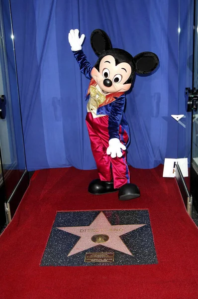 Myszka Miki Przy Przyjazdów Hollywood Historic Trust Lecie Disneylandu Teatr — Zdjęcie stockowe