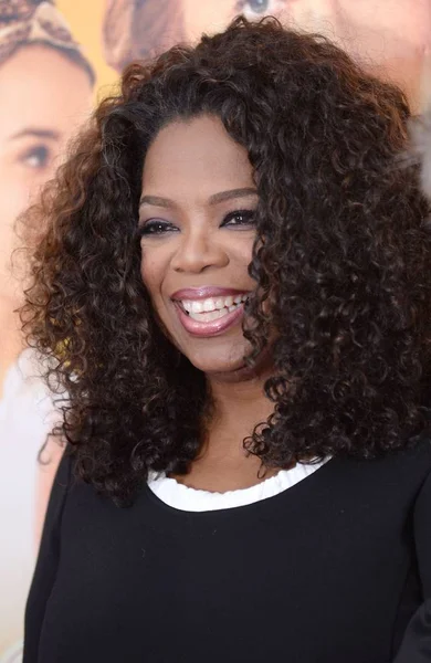 Oprah Winfrey Arrivals Hundred Foot Journey Premiere Ziegfeld Theatre New — Stock Photo, Image