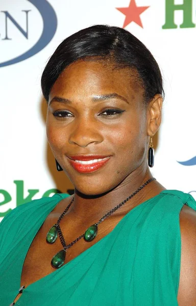 Serena Williams Agli Arrivi Usta Player Party Presentata Heineken Empire — Foto Stock