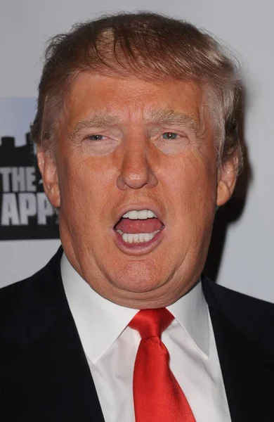 Donald Trump Attendance Celebrity Apprentice Season Finale Post Show Red — Stock Photo, Image