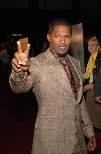 Jamie Foxx Při Příjezdu Jarheadské Premiéry Universal Pictures Divadlo Ziegfeld — Stock fotografie