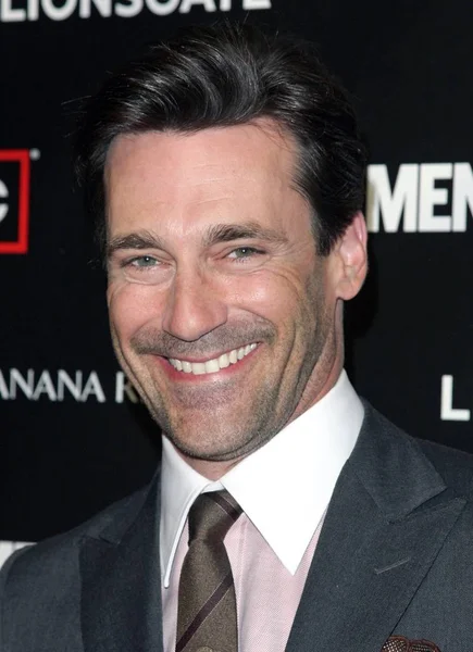 Jon Hamm Las Llegadas Para Amc Mad Men Season Four — Foto de Stock