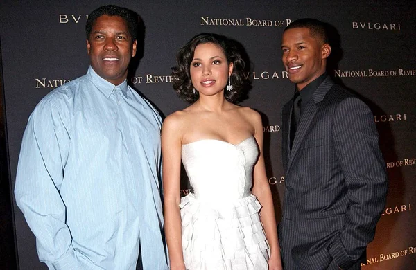 Denzel Washington Jurnee Smollett Nate Parker Las Llegadas Para Gala — Foto de Stock