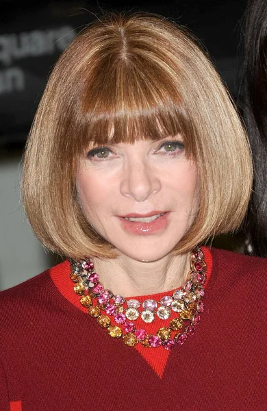 Anna Wintour Press Conference Launch Britain Great Campaign Grand Central — стоковое фото