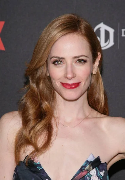 Jaime Ray Newman Sonra Parti Için Weinstein Company Netflix 2016 — Stok fotoğraf