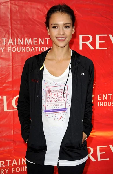 Jessica Alba at a public appearance for 13th Annual EIF Revlon Run/Walk For Women, Times Square to Central Park, New York, NY May 1, 2010. Photo By: Kristin Callahan/Everett Collection