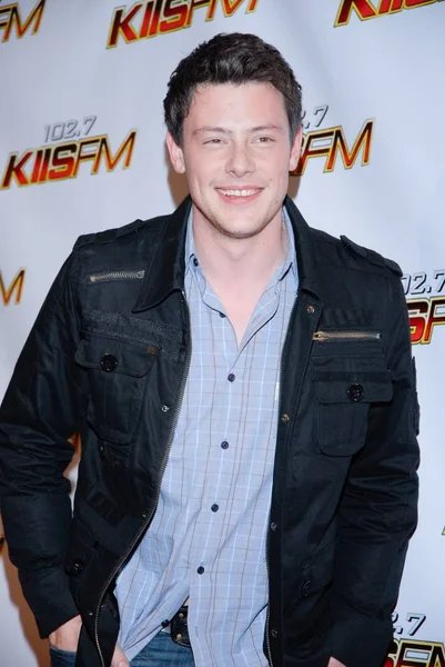 Cory Monteith Aanwezigheid Voor Kiis Jingle Ball 2009 Nokia Theatre — Stockfoto