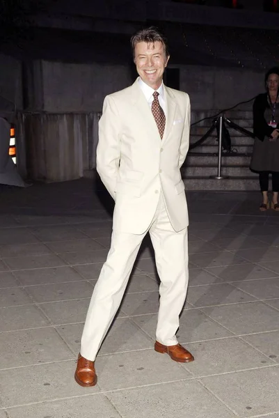 David Bowie Agli Arrivi Vanity Fair Party Sesto Tribeca Film — Foto Stock