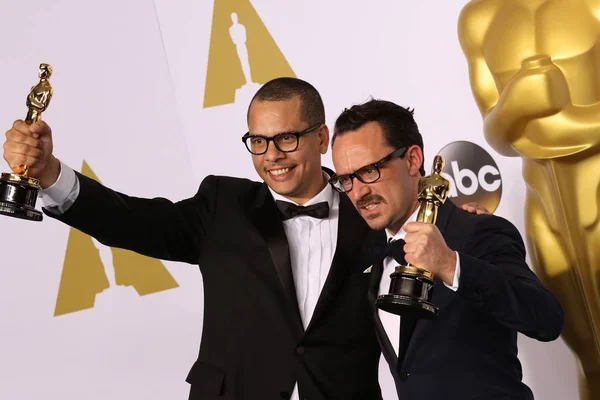 Mat Kirkby James Lucas Sala Prensa 87Th Academy Awards Oscars —  Fotos de Stock