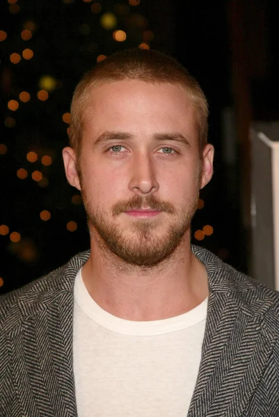 Ryan Gosling Vid Ankomst Till New World Premiere Academy Motion — Stockfoto