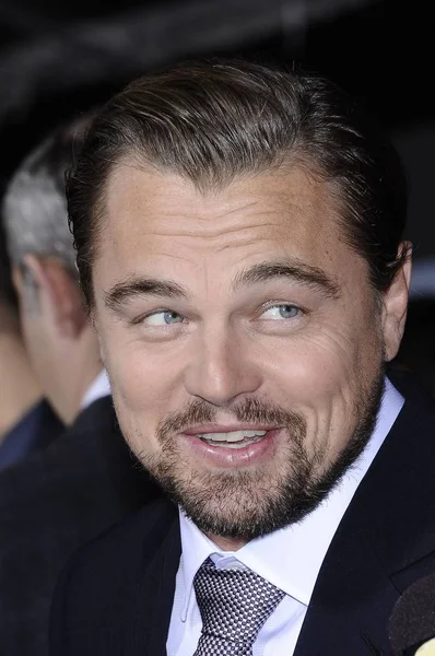 Leonardo Dicaprio Llega Revenant World Premiere Tcl Chinese Theatres Anteriormente — Foto de Stock