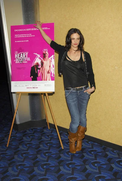 Asia Argento Arrivals Heart Deceitful All Things Premiere Loews Walk — Stock Photo, Image