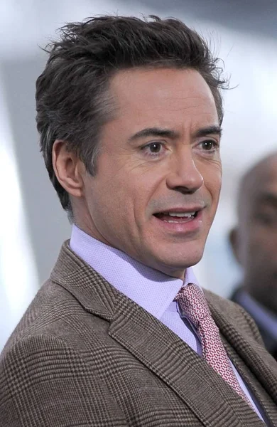 Robert Downey Las Llegadas Para Estreno Sherlock Holmes Alice Tully — Foto de Stock