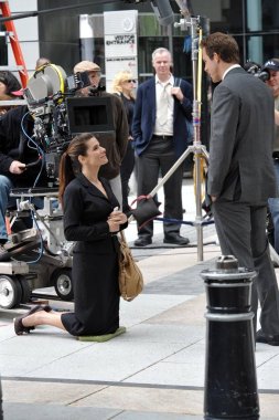 Sandra Bullock, Ryan Reynolds New York 'ta teklif filmler için yer, şehir Manhattan, New York, NY, Haziran 06, 2008