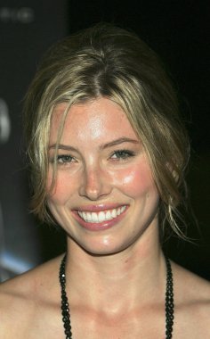Jessica Biel Fantastic Four Premiere için gelenler, New York Harbor Liberty Island, New York, Ny, Çarşamba, Temmuz 06, 2005. Fotoğraf: Gregorio Binuya /Everett Collection