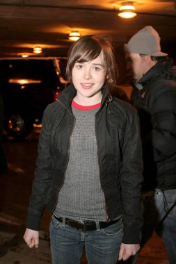 Ellen Page out and about for 2006 Sundance Film Festival, , Park City, UT, January 27, 2006. Photo by: James Atoa/Everett Collection clipart