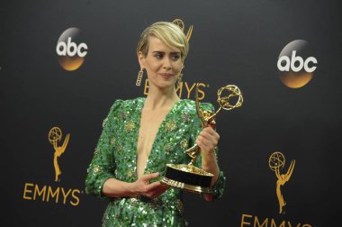 Sarah Paulson için basın odasında 68 yıllık Primetime Emmy Ödülleri 2016-basın odası, Microsoft Theater, Los Angeles, CA Eylül 18, 2016. Fotoğraf: Elizabeth Goodenough/Everett Collection