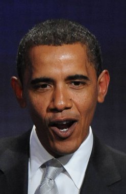ABD Başkanı, Barack Obama Clinton Küresel Girişimi 2009 Yıllık Toplantısı için bir kamu görünüm de - Açılış Genel Kurulu, Sheraton New York Hotel and Towers, New York, Ny Eylül 22, 2009. Fotoğraf: Kristin Callahan / Everett Koleksiyonu