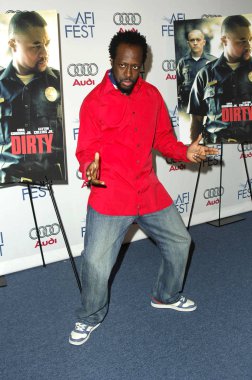 Wyclef Jean, Afi Fest 2005 'te Dirty Premiere' in gelişleri, The Arclight Cinema, Los Angeles, Ca, Kasım 09, 2005. Fotoğraf: Michael Germana / Everett Koleksiyonu