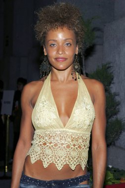 Stacie J. Adidas Y-3 2006 Ilkbahar/Yaz Mens ve Womens Collection, Cipriani Restaurant Downtown Wall Street, New York, NY, 13 Eylül 2005 için gelenler. Fotoğraf: Gregorio Binuya/Everett Collection 