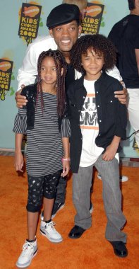 Will Smith, Nickelodeon 'un 21. Geleneksel Çocuk Seçimi Ödülleri' ne katılan aile - Geliş, Ucla 'nın Pauley Pavyonu, Los Angeles, Ca, 29 Mart 2008. Fotoğraf: David Longendyke / Everett Koleksiyonu