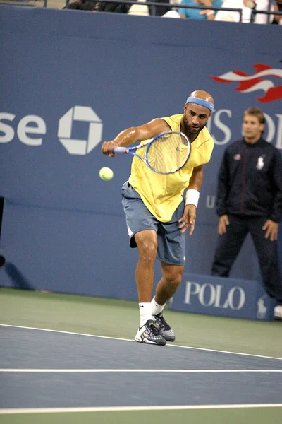 詹姆斯 布莱克参加美国网球公开赛 阿瑟阿什体育场 法拉盛 2005年9月7日 照片由 埃弗雷特收藏 — 图库照片