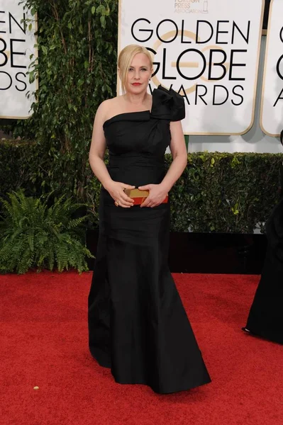 Patricia Arquette Arrivals Annual Golden Globe Awards 2015 Part Beverly — стоковое фото