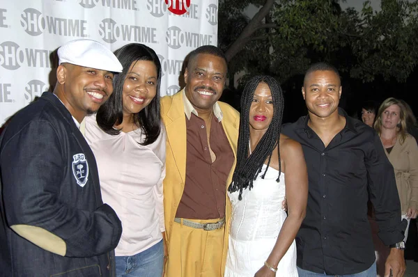 Omar Gooding April Cuba Gooding Shirley Cuba Gooding Las Llegadas — Foto de Stock