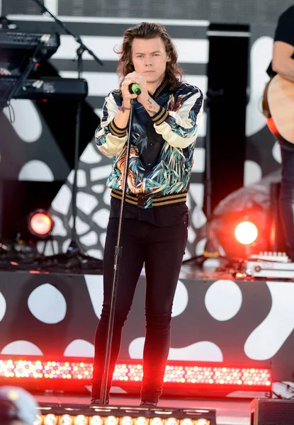 Harry Styles Stage Abc Good Morning America Gma Fun Sun — Stock Photo, Image