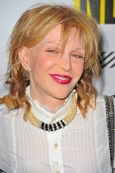 Courtney Love Bij Aankomst Voor Hit Hard Première Screening Moma — Stockfoto