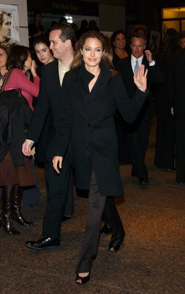 Анджелина Джоли Специальном Показе Александера Ноября 2004 Года Нью Йорке — стоковое фото